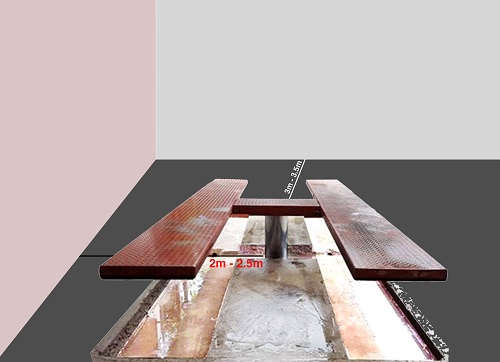 Cầu nâng rửa xe lắp âm nền VIMET VLWS4001